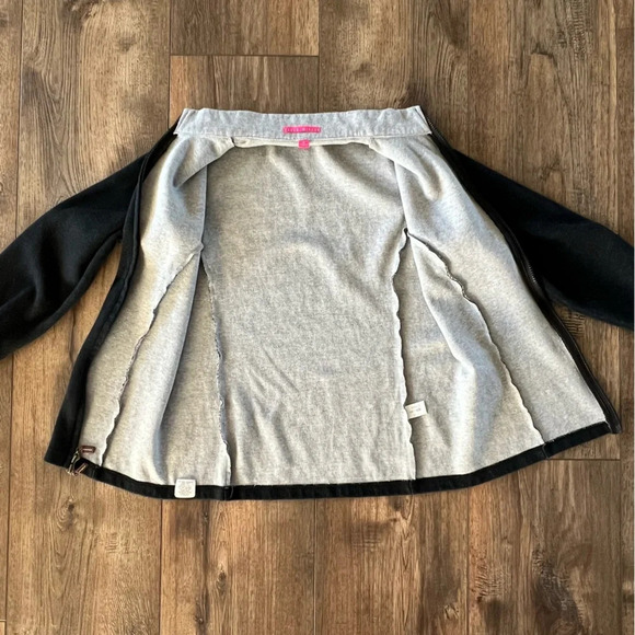 Peter Millar Womens Full Zip Jacket Sweatshirt Heathered Black Size M - Picture 14 of 16